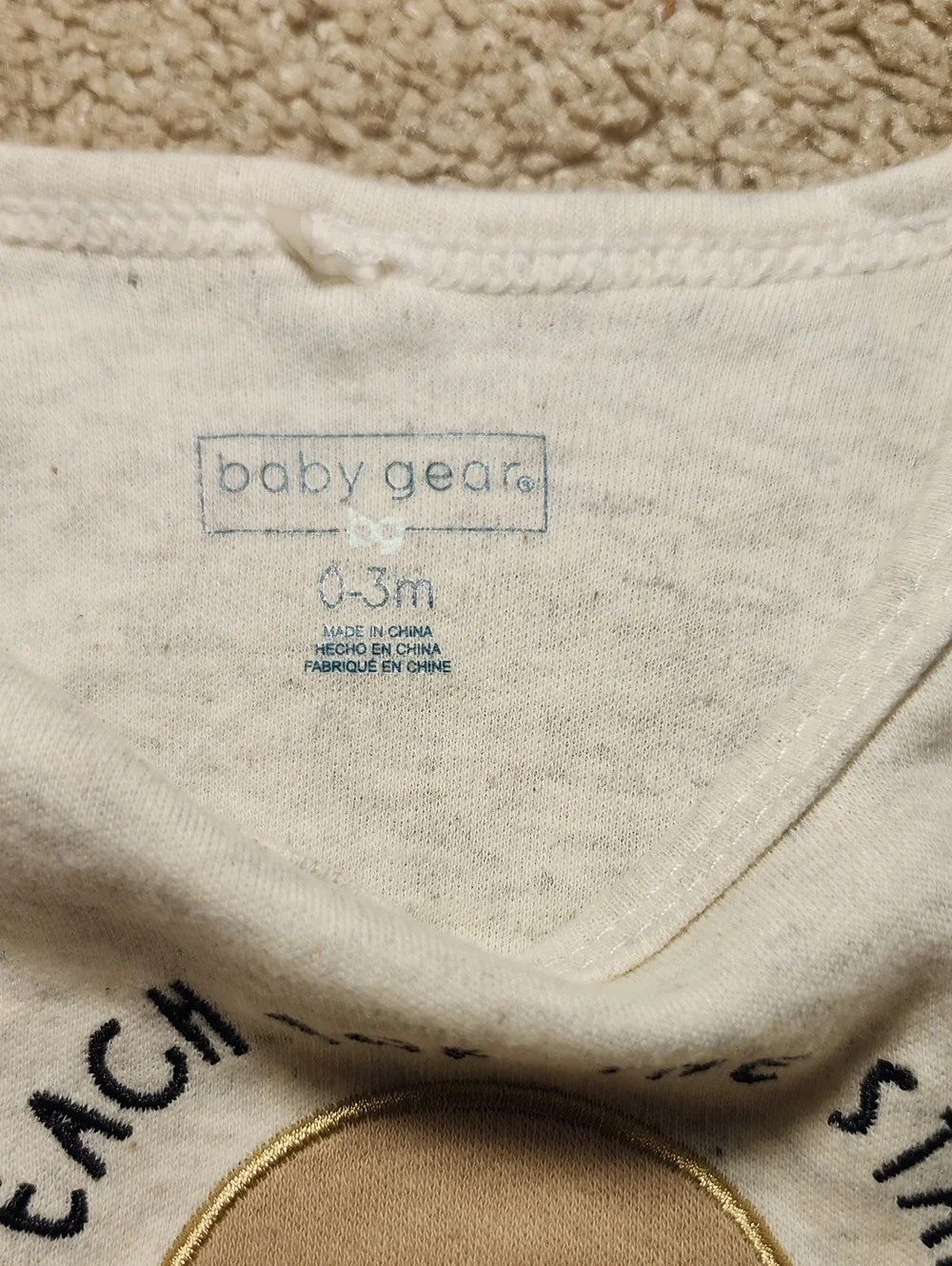 Baby Gear Elephant Reach For The Stars 2-Piece Footed Pant Set 0-3M NWT
